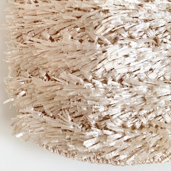 Vintage Holt Renfrew & Co. Champagne Colored Confetti Textured Bag - Picture 4 of 8